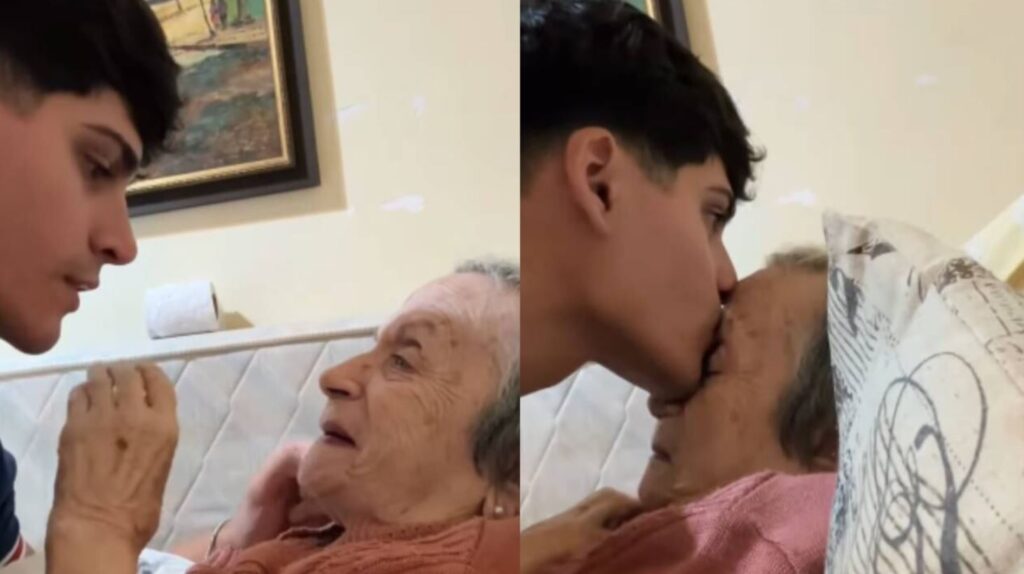 Joven argentino y su abuela se viralizan por su conmovedor reencuentro