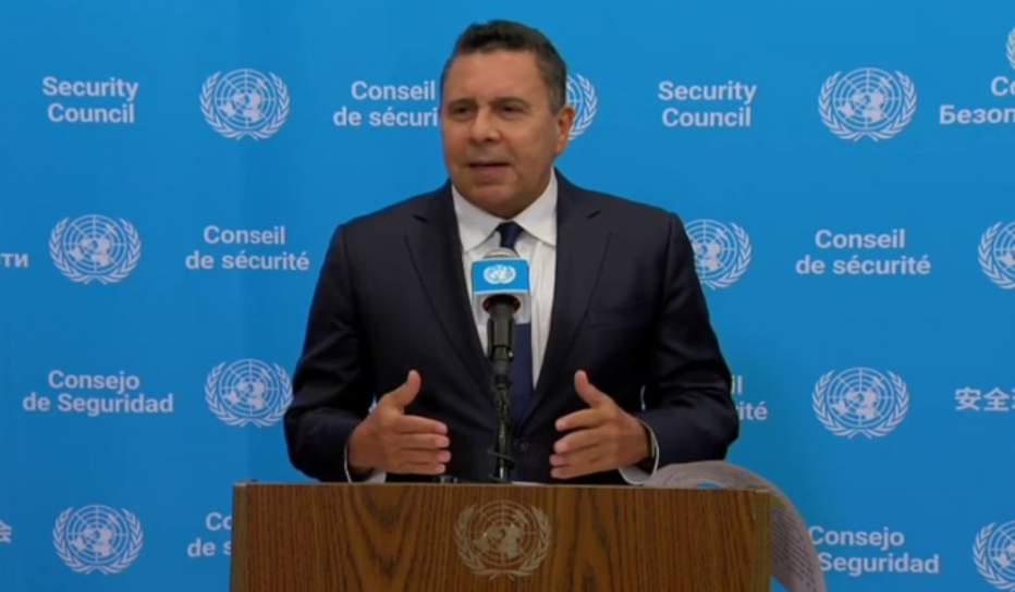Samuel Moncada ante la ONU
