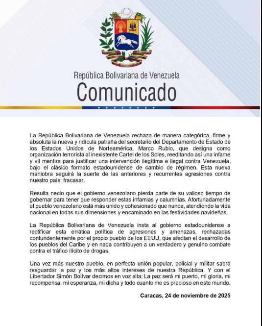 COMUNICADO