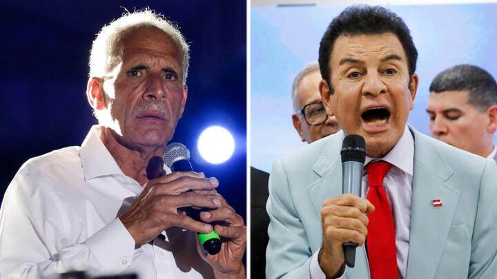 Nasralla Asfura en presidenciales