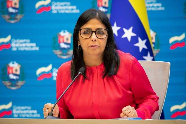 Delcy Rodríguez petróleo Venezuela