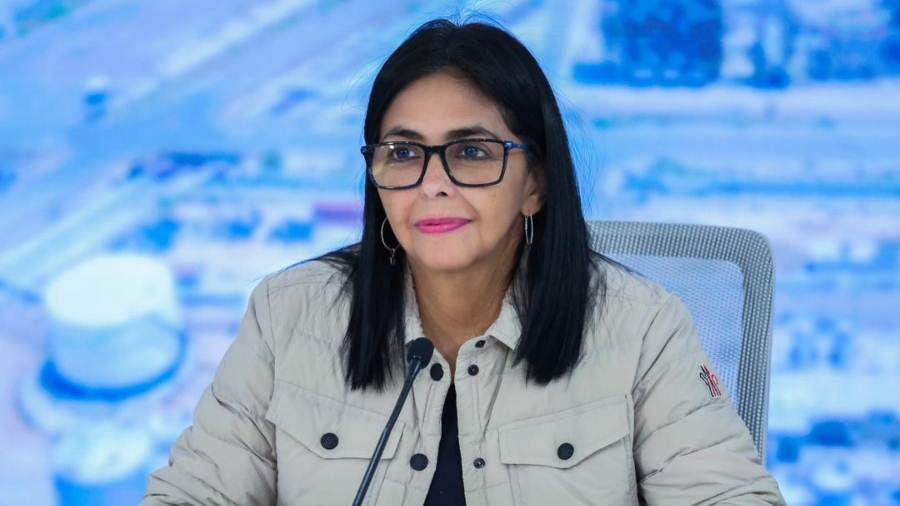 Delcy Rodríguez bloqueo de Trump