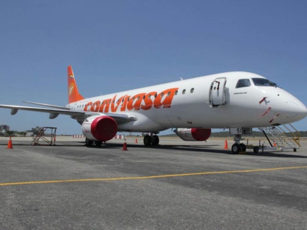 rutas aéreas internacionales Venezuela