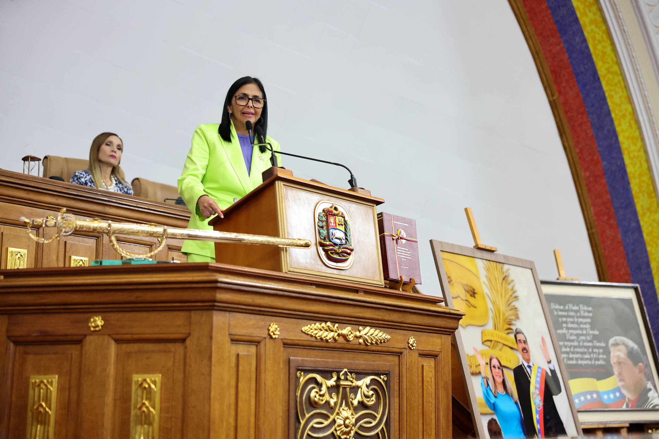 Delcy Rodríguez presenta informe de gestión 2025 ante la Asamblea Nacional