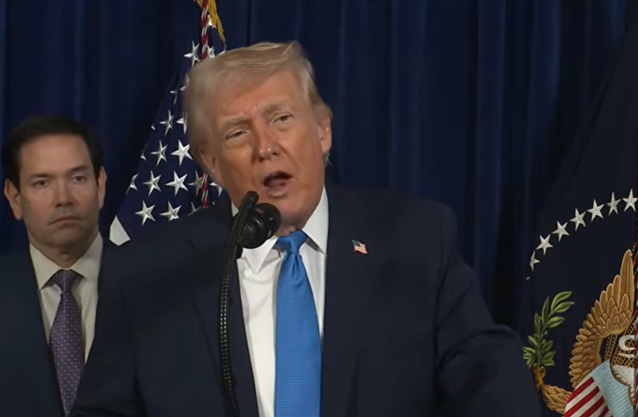 Trump declara desde la casa Blanca