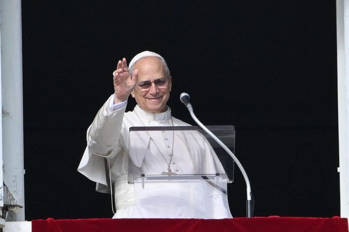 Papa León XIV y la paz en el Ángelus de Año Nuevo. Cortesía AP