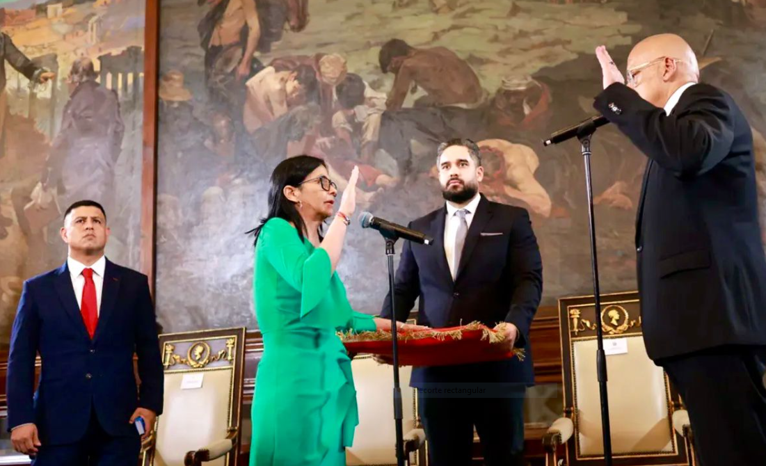 Delcy Rodríguez se juramentó como Presidenta Encargada
