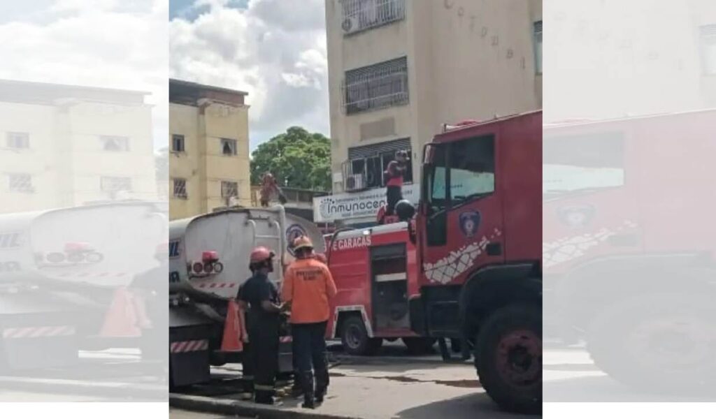 Incendio en Los Chaguaramos