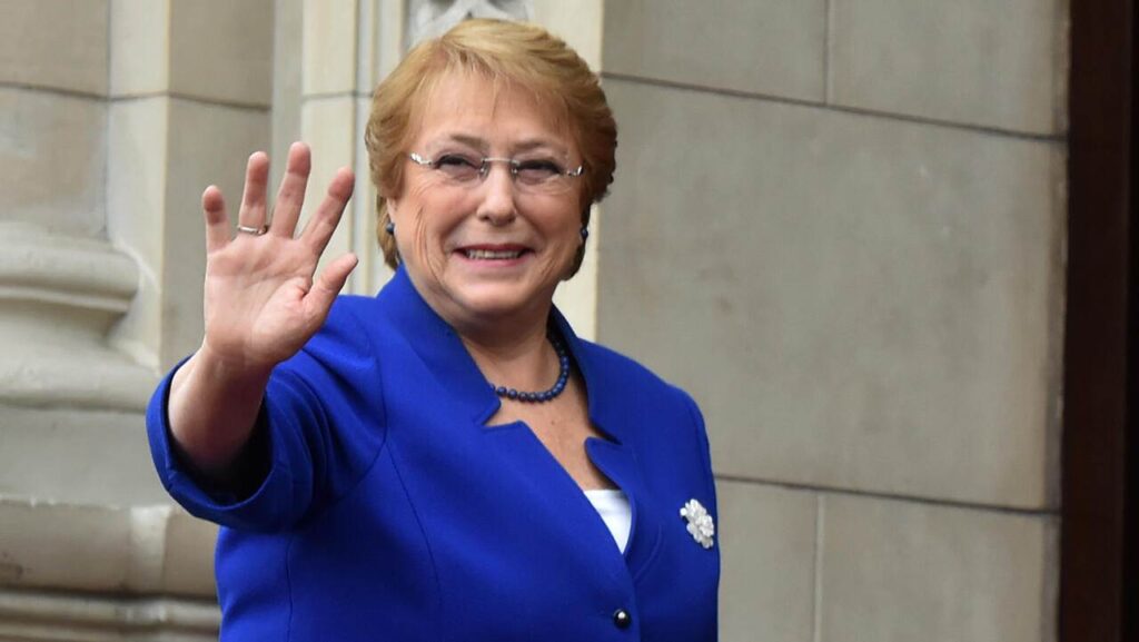 Michelle Bachelet candidata a la ONU junto al presidente Gabriel Boric en Chile