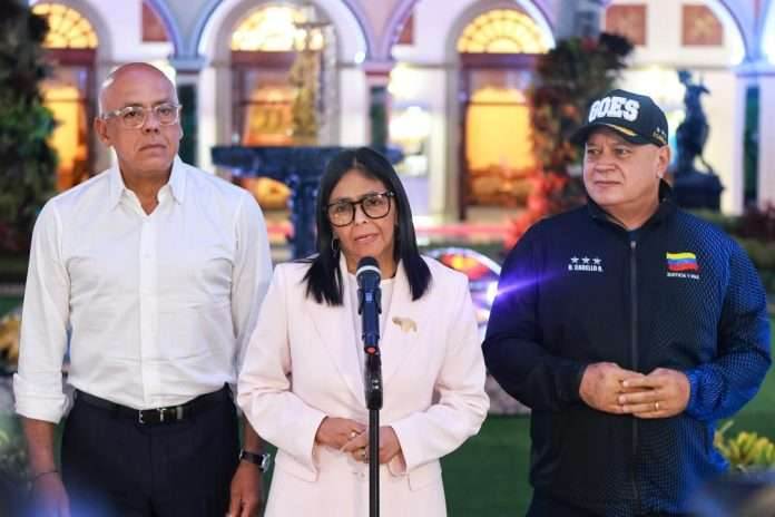 Delcy Rodríguez y la estructura del diálogo y la situación política en Venezuela tras los hechos de enero