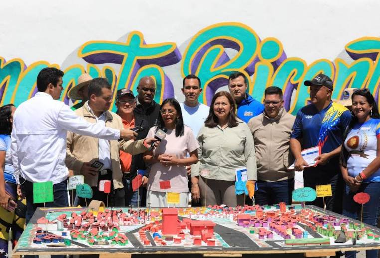 Presidenta (E) Delcy Rodríguez durante el balance de proyectos para la Consulta Popular 2026