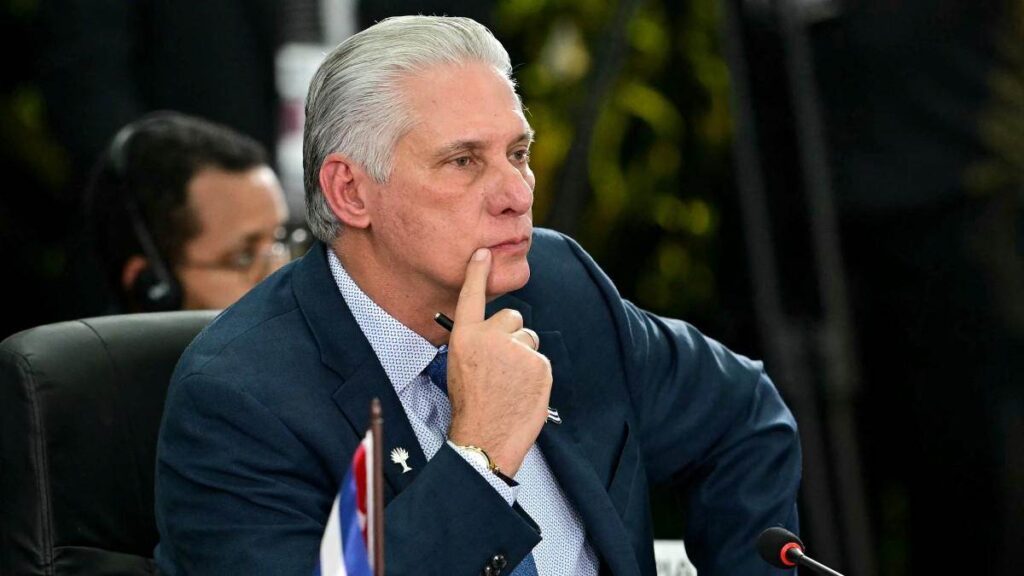 Miguel Díaz-Canel denuncia sanciones de Estados Unidos contra Cuba