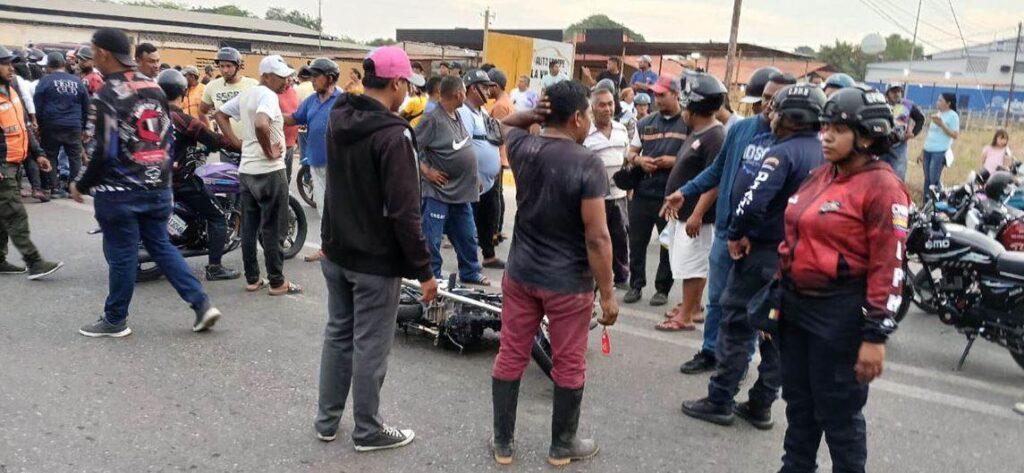Inspección técnica tras accidente de tránsito en el corredor vial Sara Segarra de Acosta