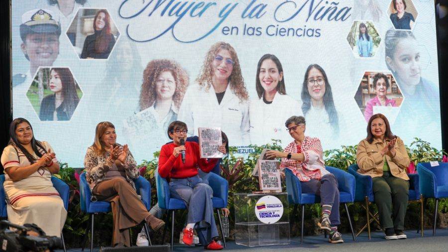 Mujeres científicas lideran en Venezuela investigación durante el Encuentro de Mujeres y Niñas en las Ciencias junto a la ministra Gabriela Jiménez