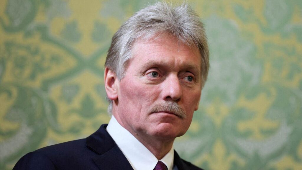 Portavoz del Kremlin, Dmitri Peskov, durante declaración oficial sobre seguridad internacional
