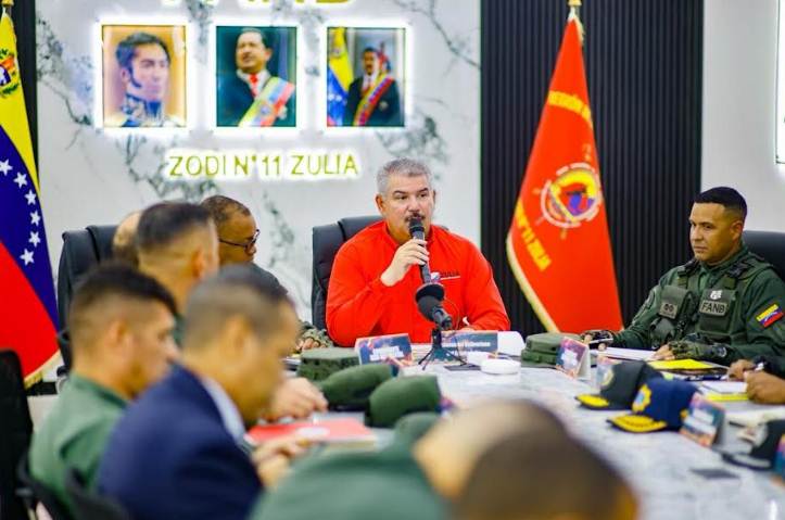 Gobernador Luis Caldera y autoridades militares de la Redi y Zodi 11 en balance de seguridad del estado Zulia