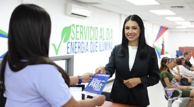 Operativo de CORPOELEC en Maracaibo para pago de factura eléctrica