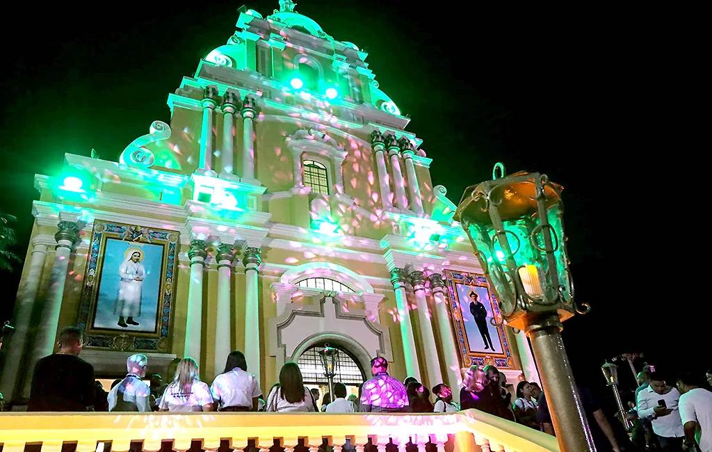 Fachada rehabilitada de la Iglesia La Milagrosa en el sector Los Haticos de Maracaibo