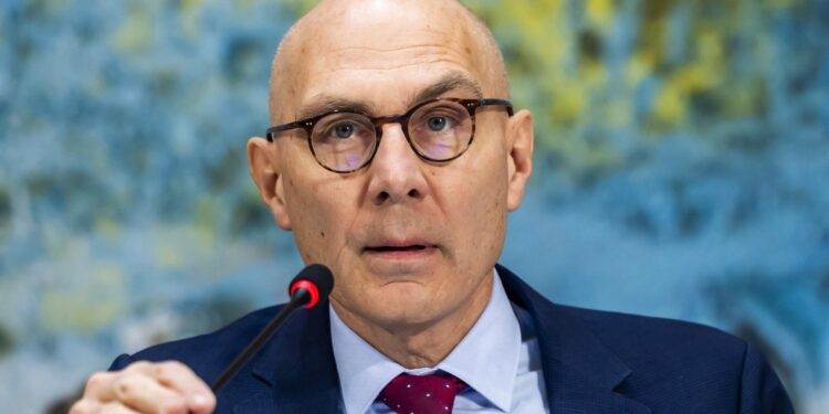 Volker Türk, Alto Comisionado de la ONU para los Derechos Humanos, durante su intervención sobre Venezuela