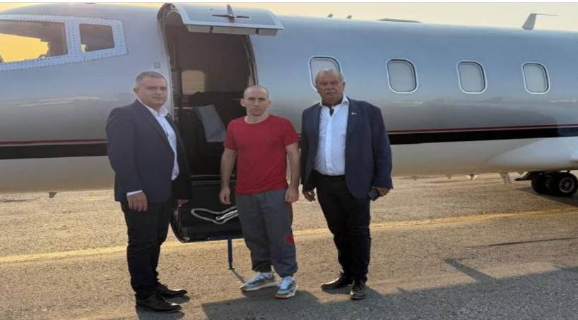 Avión de la AFA traslada al gendarme argentino Nahuel Gallo tras su liberación en Venezuela