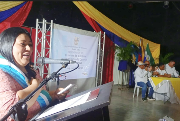 Alcaldesa Luselia García presenta informe de gestión 2025 ante el Concejo Municipal de Miranda, Zulia.
