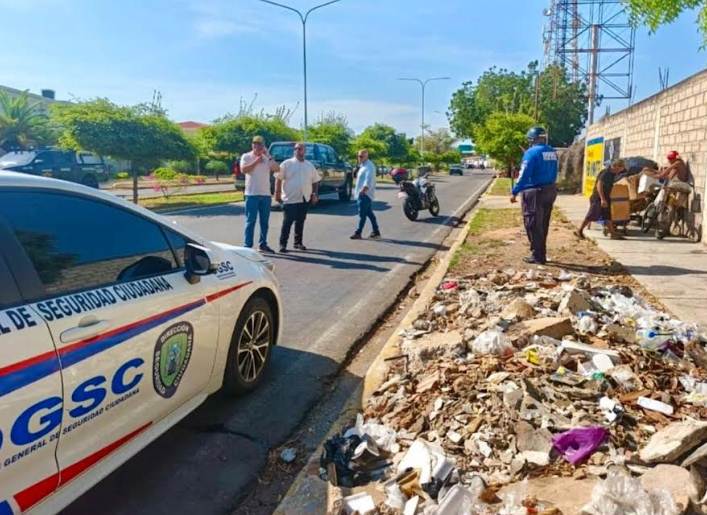 Operativo de seguridad ciudadana y ordenamiento urbano en las avenidas de Maracaibo