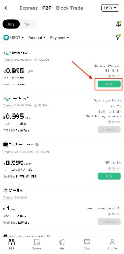 Cómo comprar USDT en Binance paso a paso
