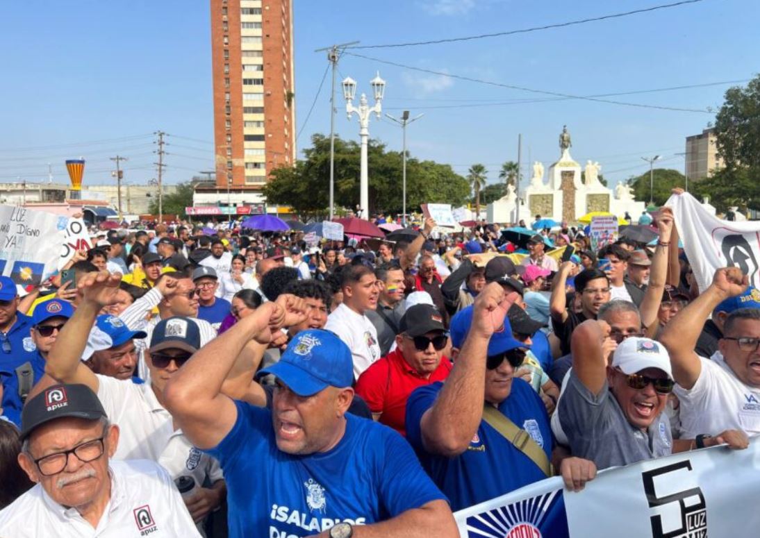 Trabajadores protestaron en el Zulia para exigir salarios dignos