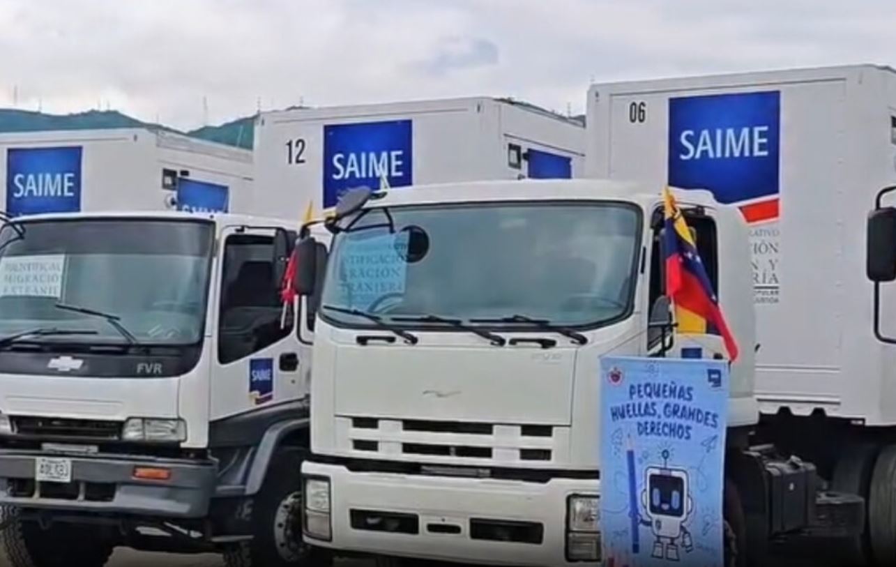 Saime activa cuarta fase de cedulación con tráileres en 11 estados