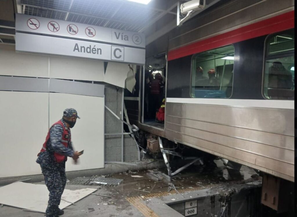 Descarrilamiento del tren Ezequiel Zamora este domingo 15 de marzo