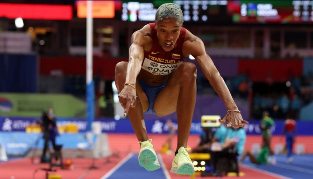 Yulimar Rojas bate récord mundial indoor con 14,95 m en Valencia