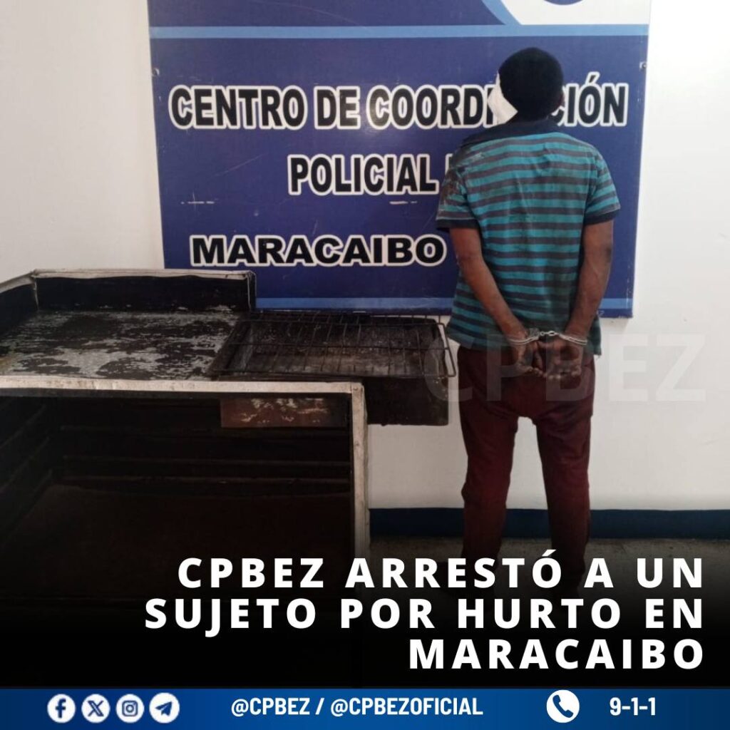 Hombre de 26 años fue detenido por el Cpbez en la parroquia Idelfonso Vásquez tras ser señalado por la comunidad
