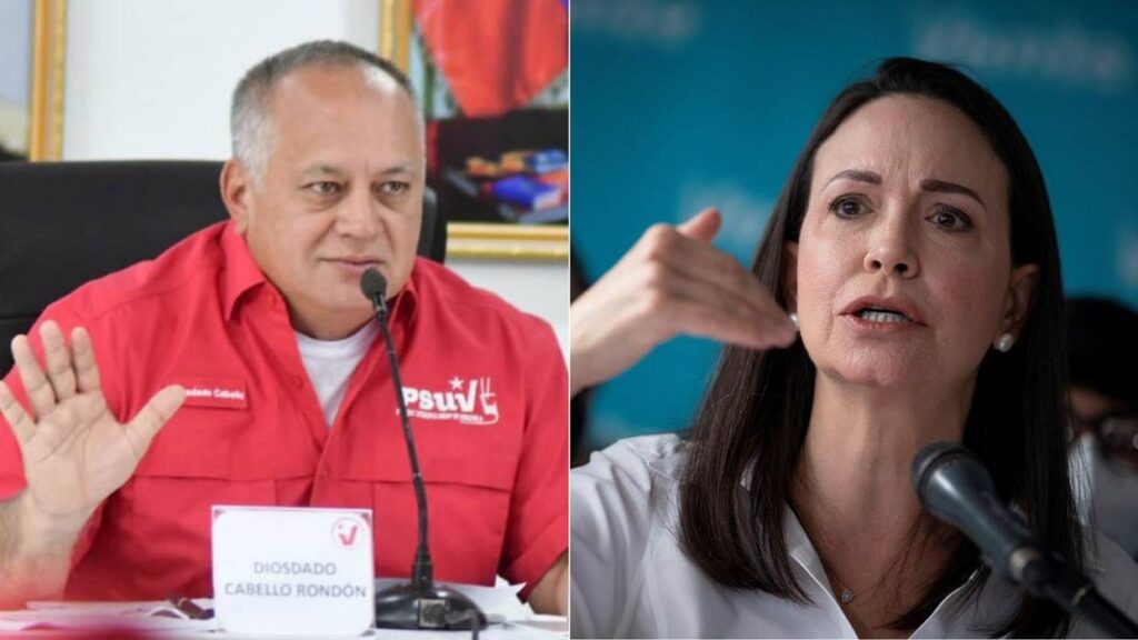 Diosdado Cabello durante intervención pública sobre política en Venezuela