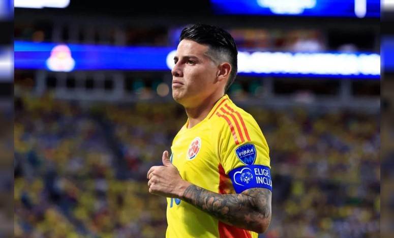 James Rodríguez en un entrenamiento con el Minnesota United en 2026