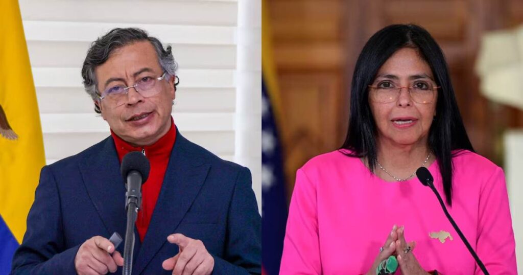 Petro viaja a Caracas para reunirse con Delcy Rodríguez