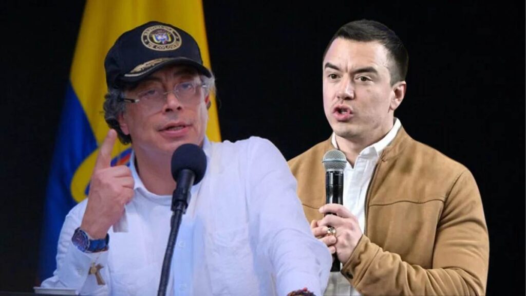 Petro propone reunión fronteriza a Daniel Noboa tras acusaciones de incursiones guerrilleras y la imposición de aranceles del 100% a productos colombianos