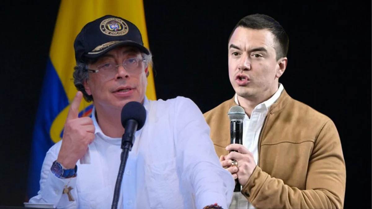 Petro propone reunión fronteriza a Daniel Noboa tras acusaciones de incursiones guerrilleras y la imposición de aranceles del 100% a productos colombianos