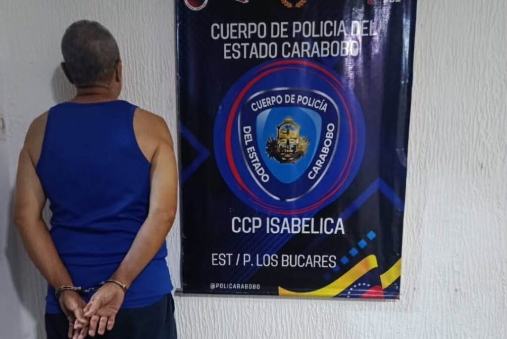Policía de Carabobo detuvo a un hombre de 65 años por presunto abuso sexual continuado en la parroquia Rafael Urdaneta, Valencia