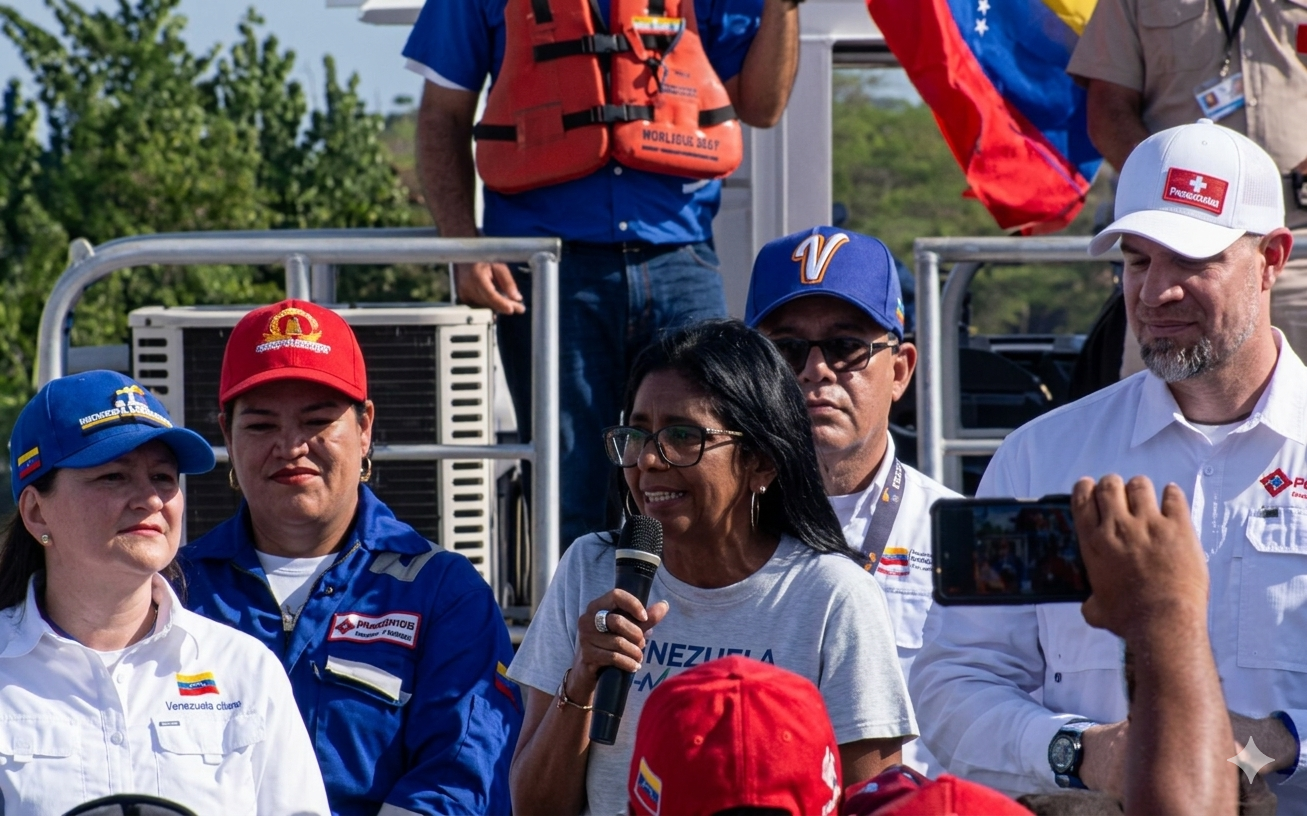 Presidenta encargada Delcy Rodríguez inició peregrinación en el Zulia