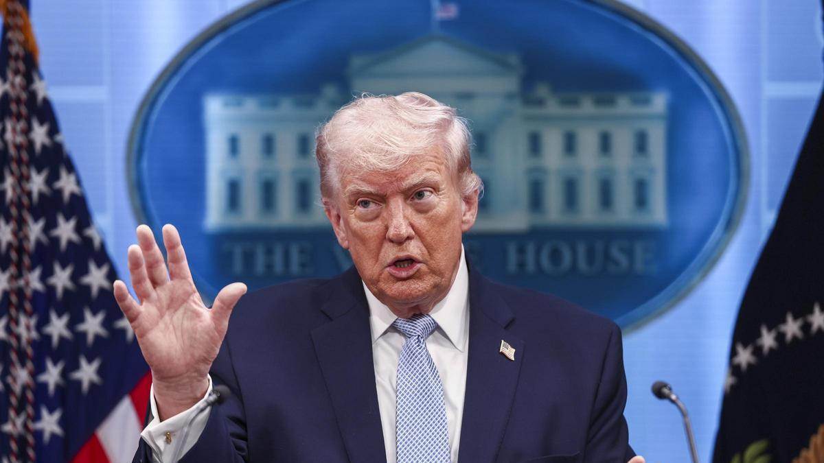 Trump habla sobre el conflicto entre EE.UU. e Irán en abril de 2026