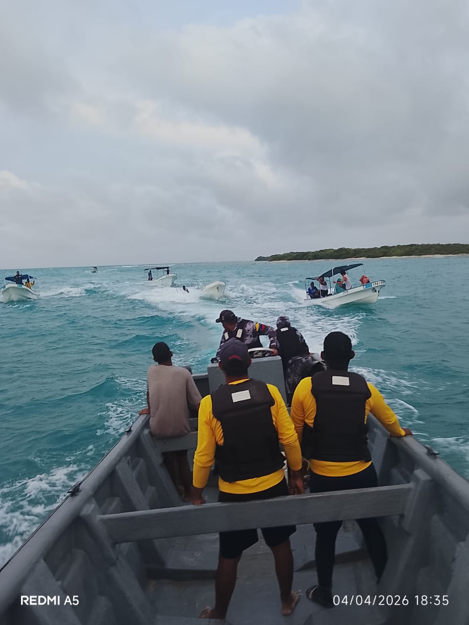 Rescate de naufragio en Chchirivichi