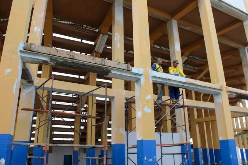 El alcalde Giancarlo Di Martino inicia la recuperación del estadio Alejandro Borges en Maracaibo