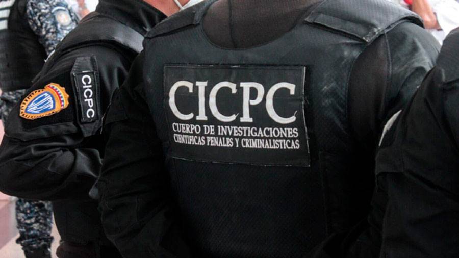 Agentes del Cicpc durante operativo contra la trata de personas y delincuencia organizada