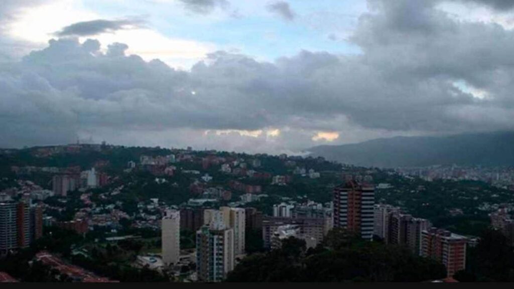 Pronósticos meteorológicos del Inameh mostrando nubosidad sobre Venezuela