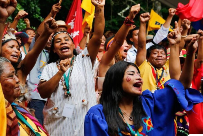 Concentración de personas en el Zulia al inicio de la Gran Peregrinación Nacional.