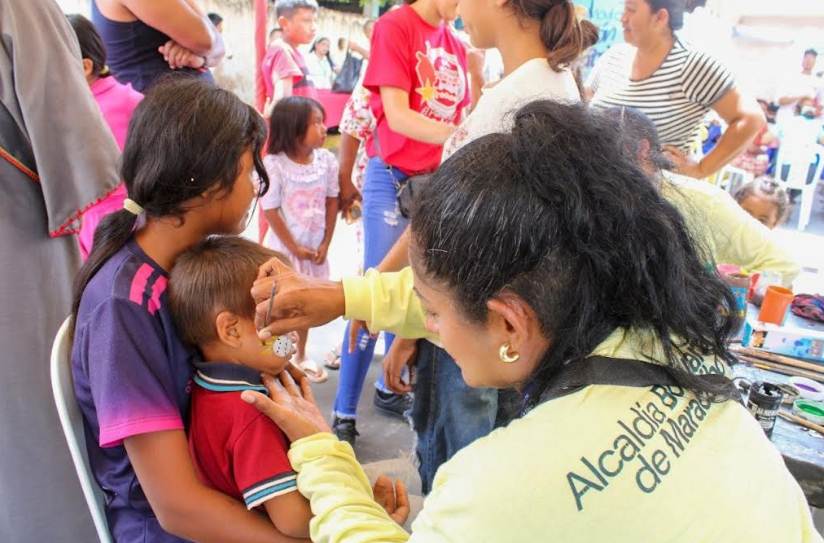 Jornada integral de salud y alimentación en parroquia de Maracaibo gestión Di Martino