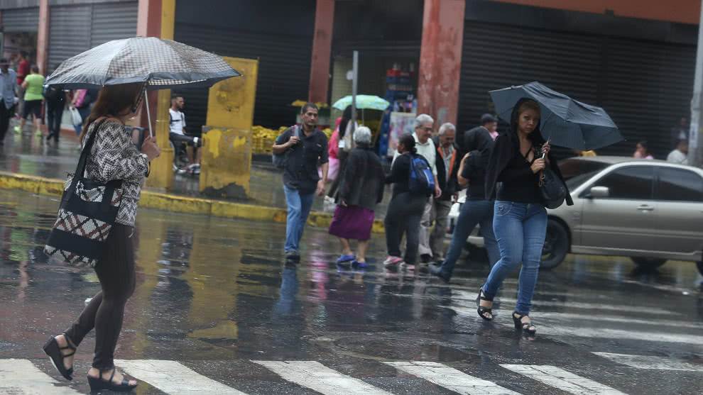 Inameh prevé lluvias y chubascos en el Zulia, los Andes y el Esequibo para este 29 de abril