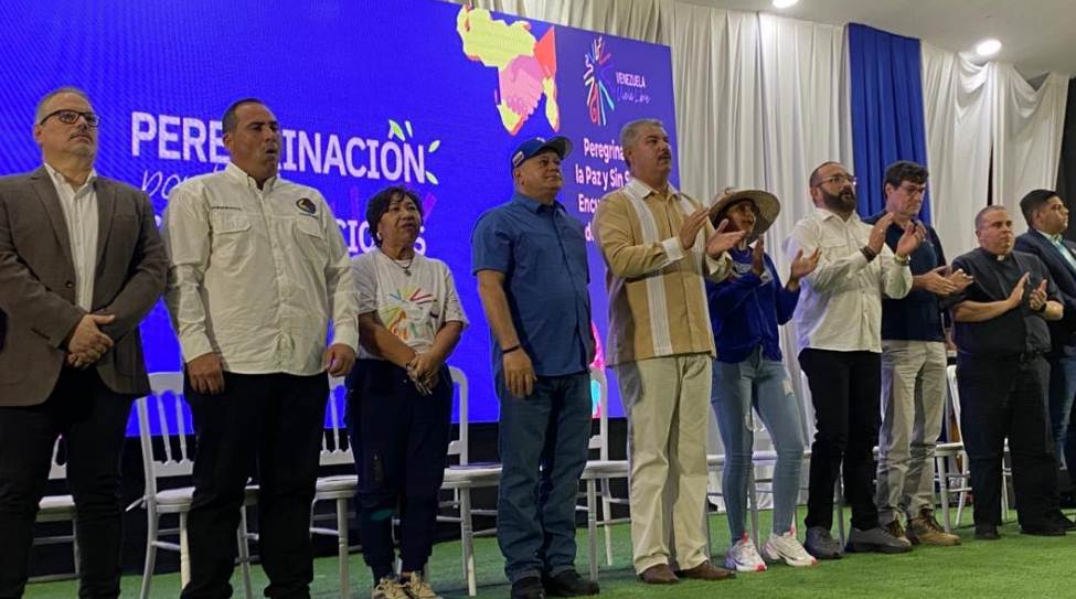 Diosdado Cabello y Luis Caldera lideraron un encuentro en Cabimas con los sectores productivos por la peregrinación nacional