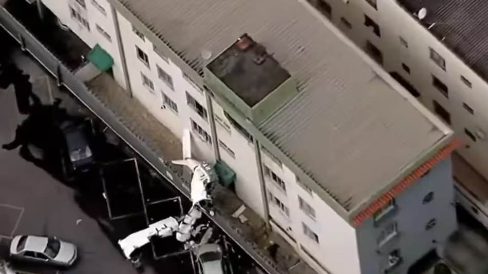 Una avioneta con cuatro ocupantes impactó contra un edificio en Belo Horizonte, Brasil