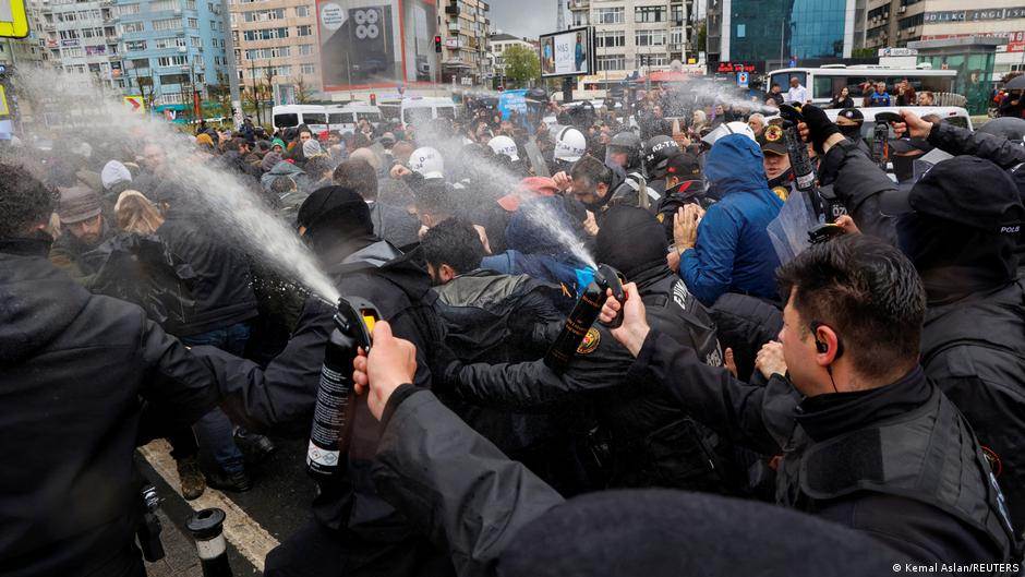 Más de 500 personas detenidas en Estambul durante el Día del Trabajador 2026